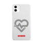 Runway Love Heart iPhone 11 3D Snap Case