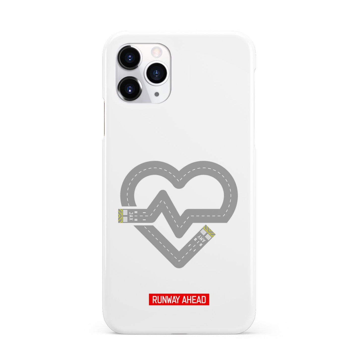 Runway Love Heart iPhone 11 Pro 3D Snap Case