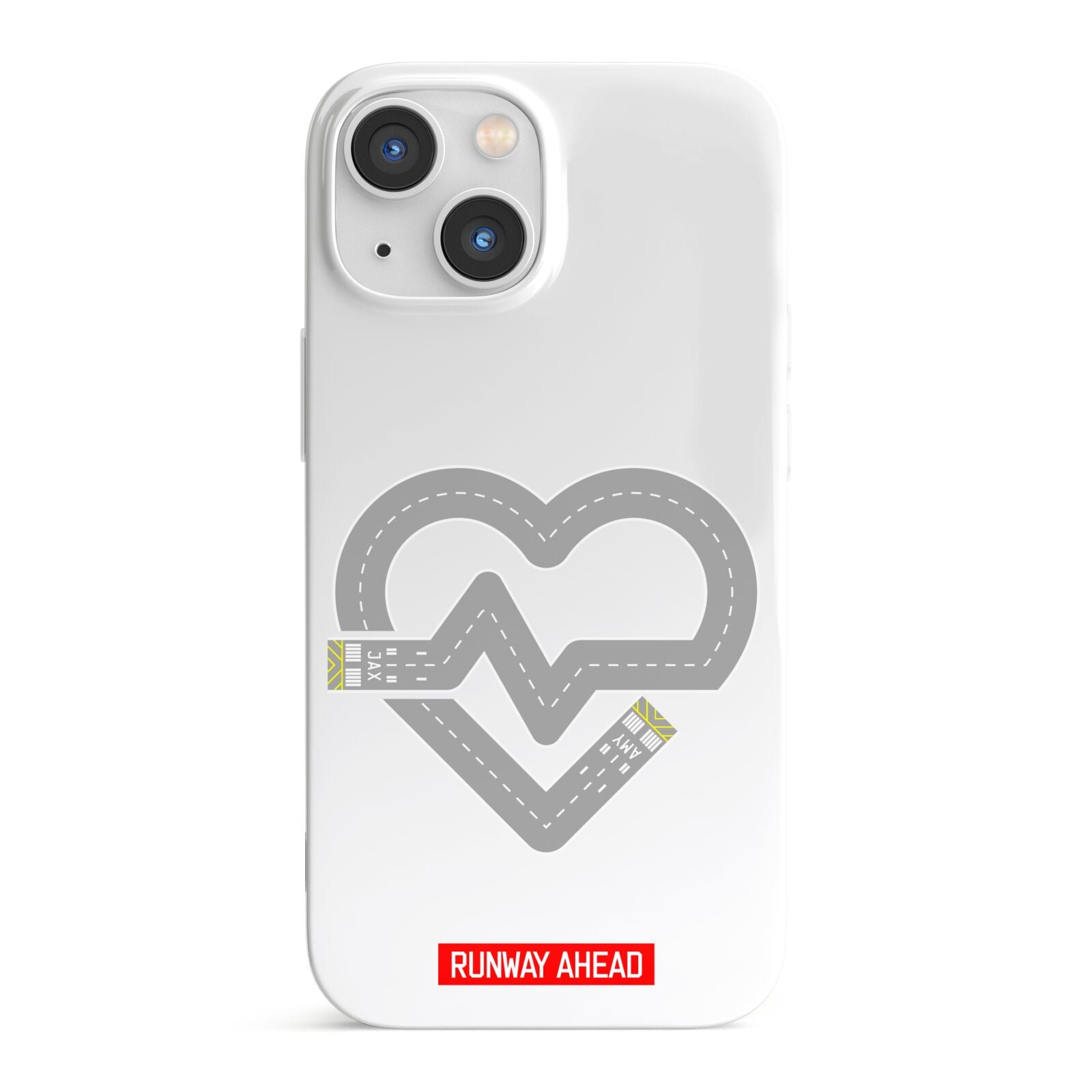Runway Love Heart iPhone 13 Mini Full Wrap 3D Snap Case