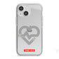 Runway Love Heart iPhone 13 Mini TPU Impact Case with White Edges