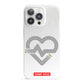 Runway Love Heart iPhone 13 Pro Full Wrap 3D Snap Case