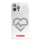 Runway Love Heart iPhone 13 Pro Max Full Wrap 3D Snap Case