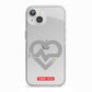 Runway Love Heart iPhone 13 TPU Impact Case with White Edges