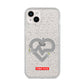 Runway Love Heart iPhone 14 Plus Glitter Tough Case Starlight