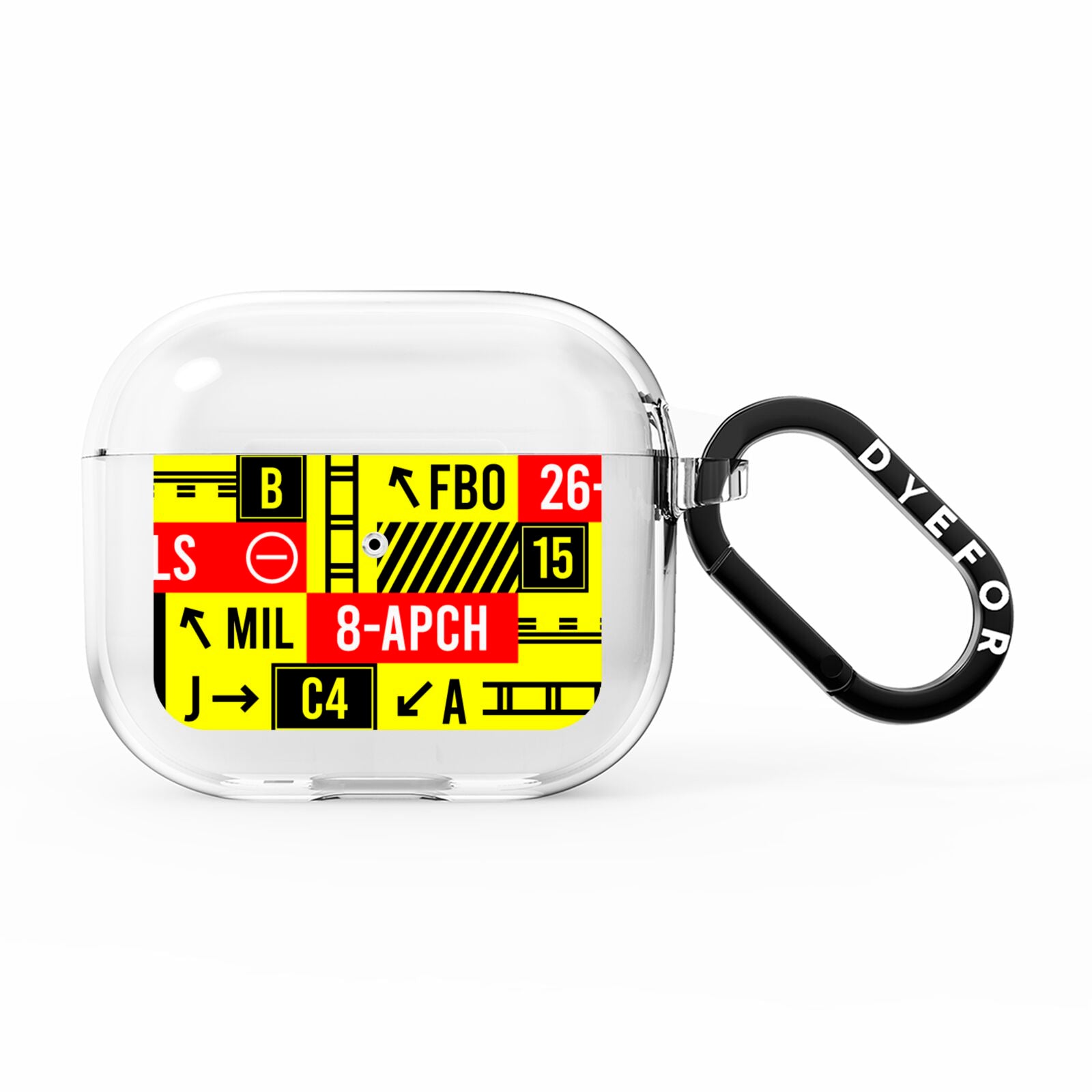 Runway Signs AirPods Clear Case 3rd Gen