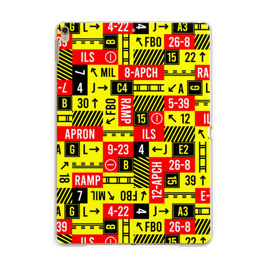 Runway Signs Apple iPad Gold Case