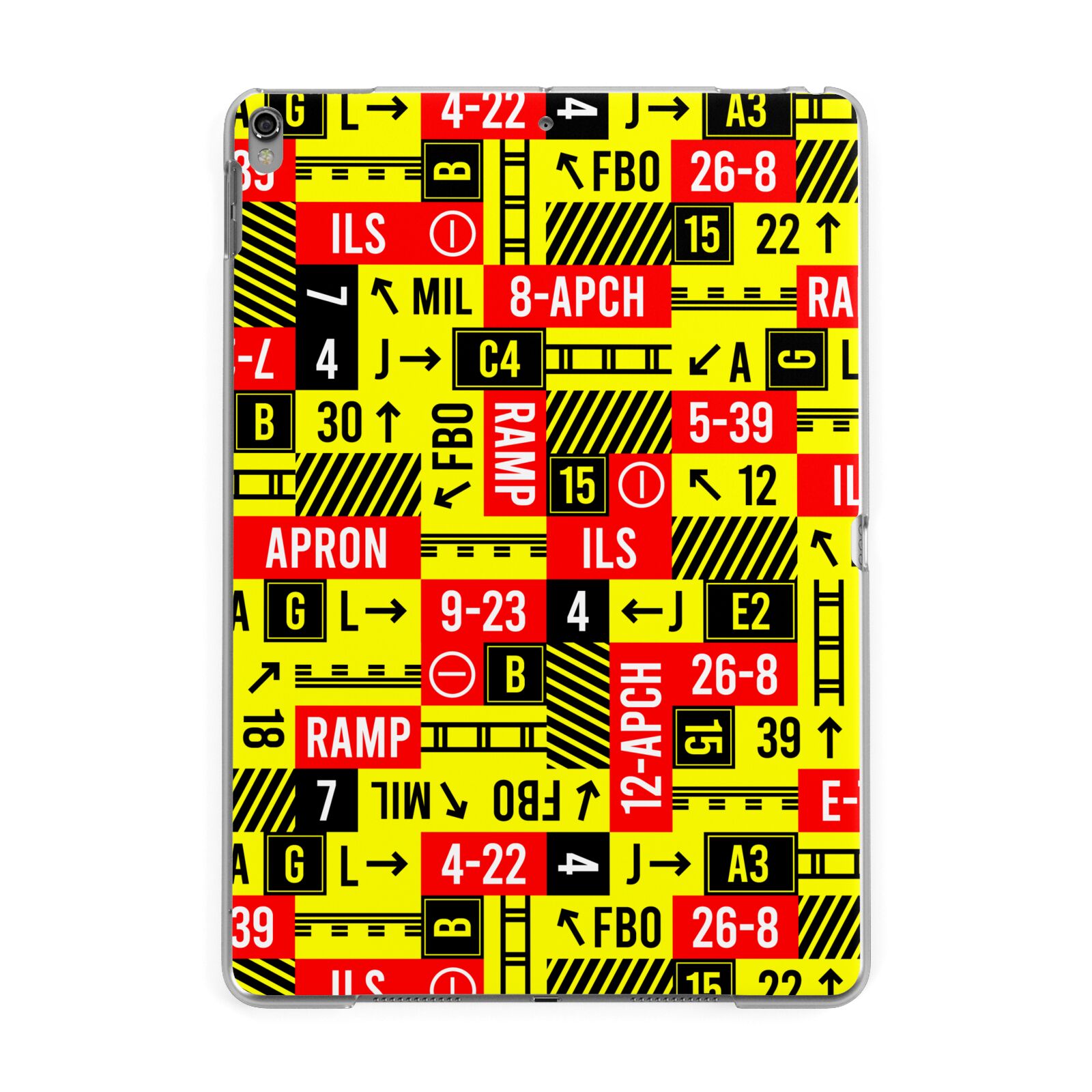 Runway Signs Apple iPad Grey Case