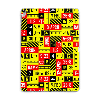 Runway Signs Apple iPad Silver Case