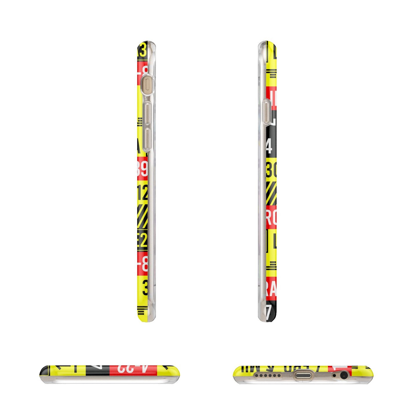 Runway Signs Apple iPhone 6 3D Wrap Tough Case Alternative Image Angles