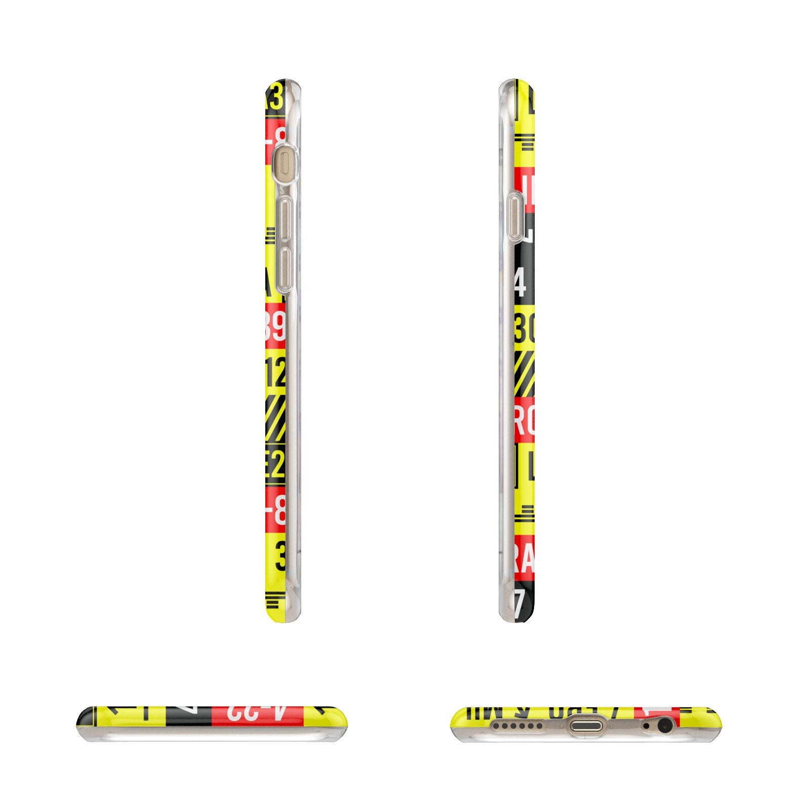 Runway Signs Apple iPhone 6 3D Wrap Tough Case Alternative Image Angles