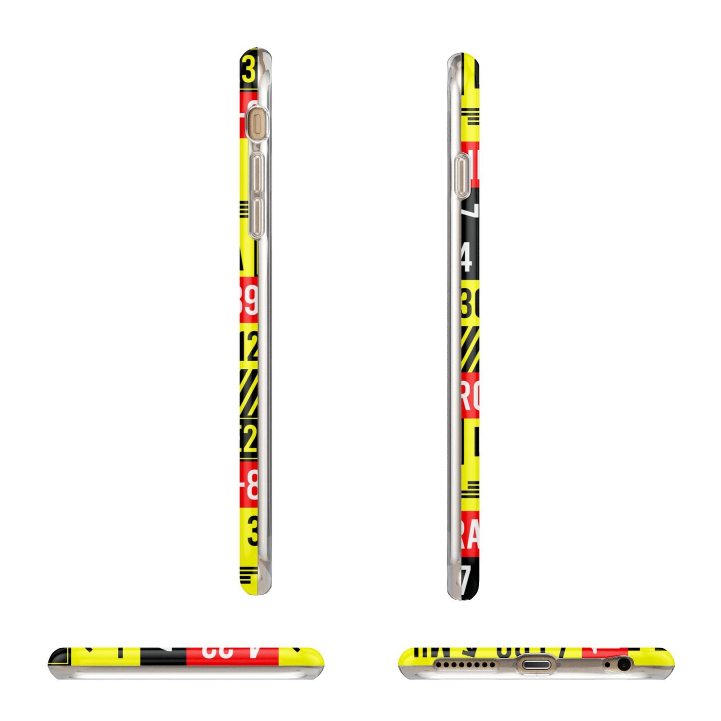 Runway Signs Apple iPhone 6 Plus 3D Wrap Tough Case Alternative Image Angles