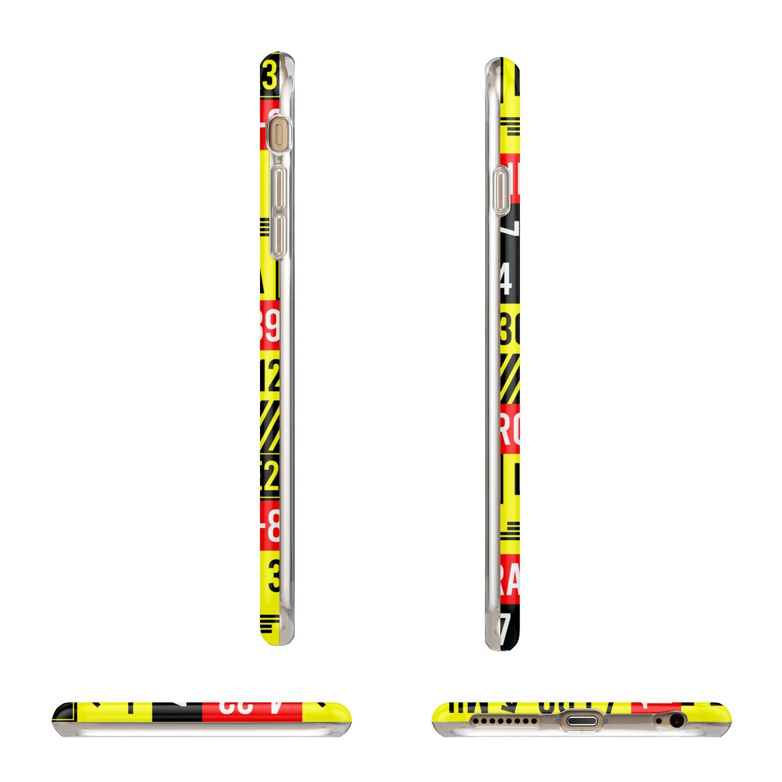 Runway Signs Apple iPhone 6 Plus 3D Wrap Tough Case Alternative Image Angles