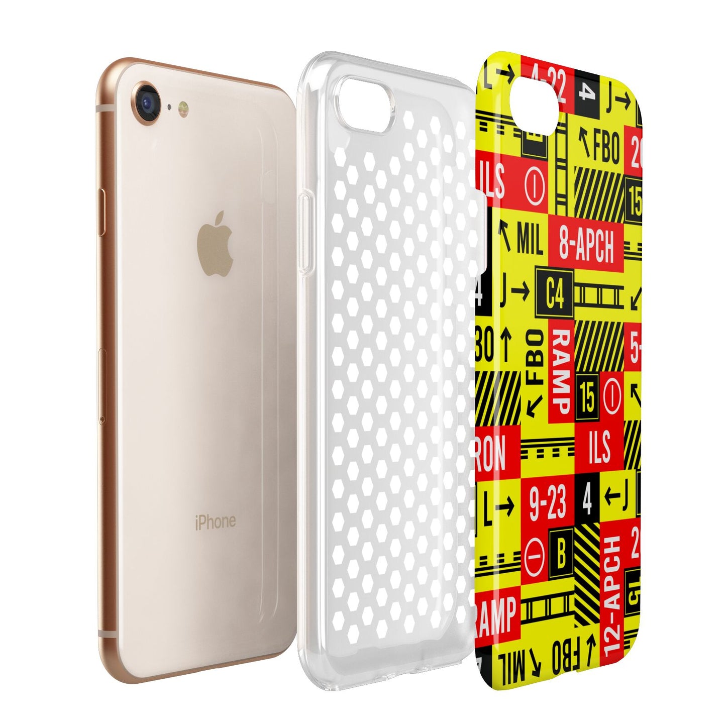 Runway Signs Apple iPhone 7 8 3D Tough Case Expanded View