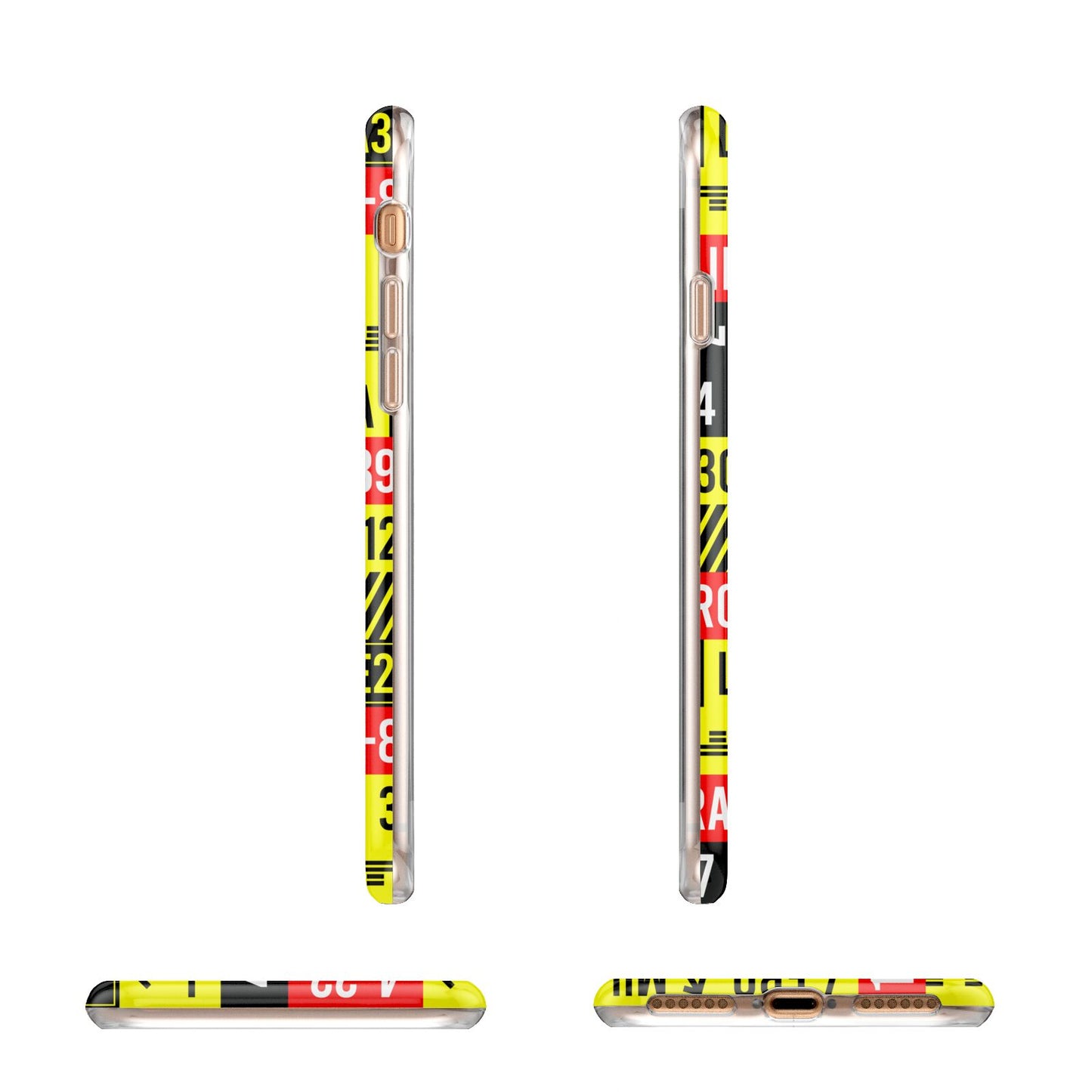 Runway Signs Apple iPhone 7 8 3D Wrap Tough Case Alternative Image Angles