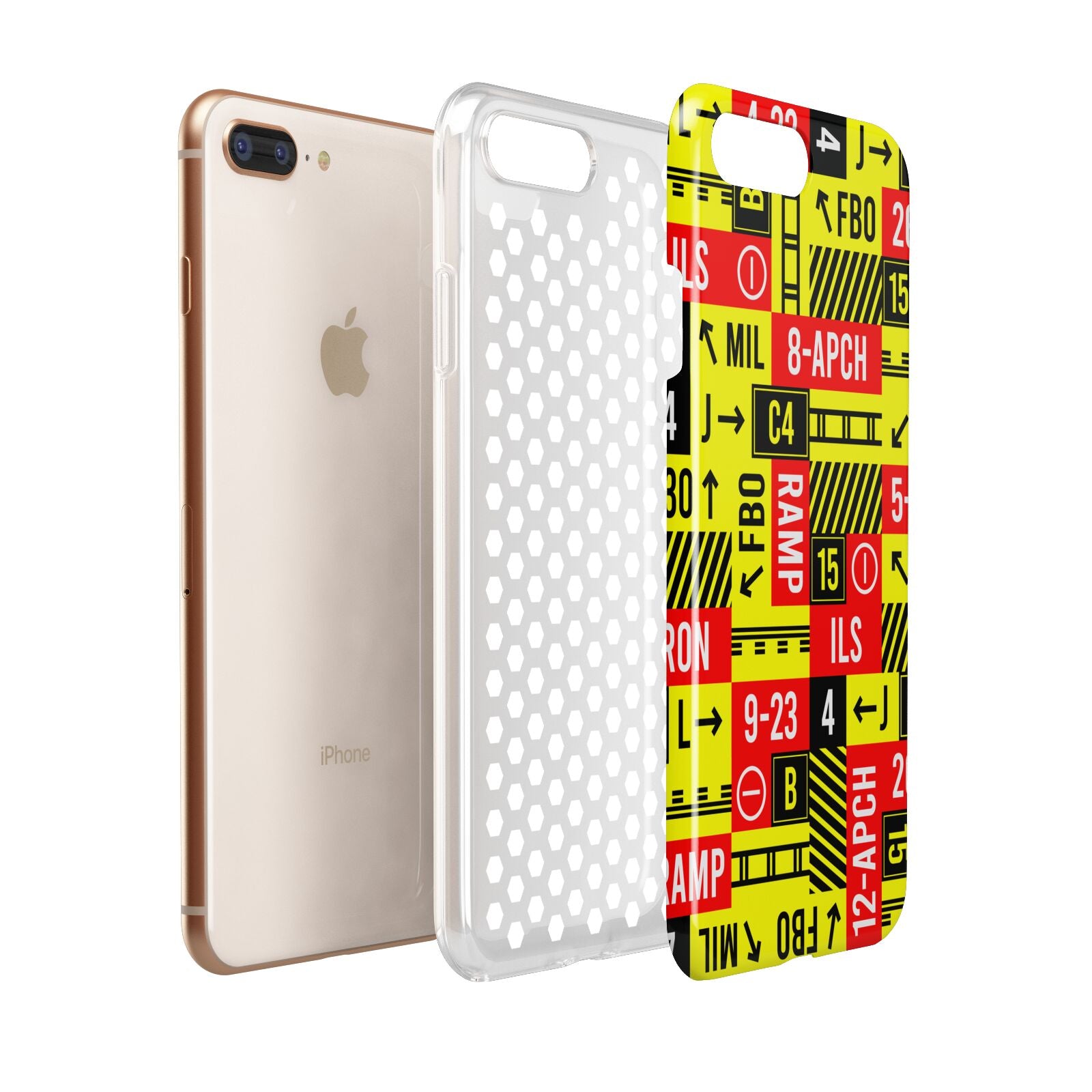 Runway Signs Apple iPhone 7 8 Plus 3D Tough Case Expanded View