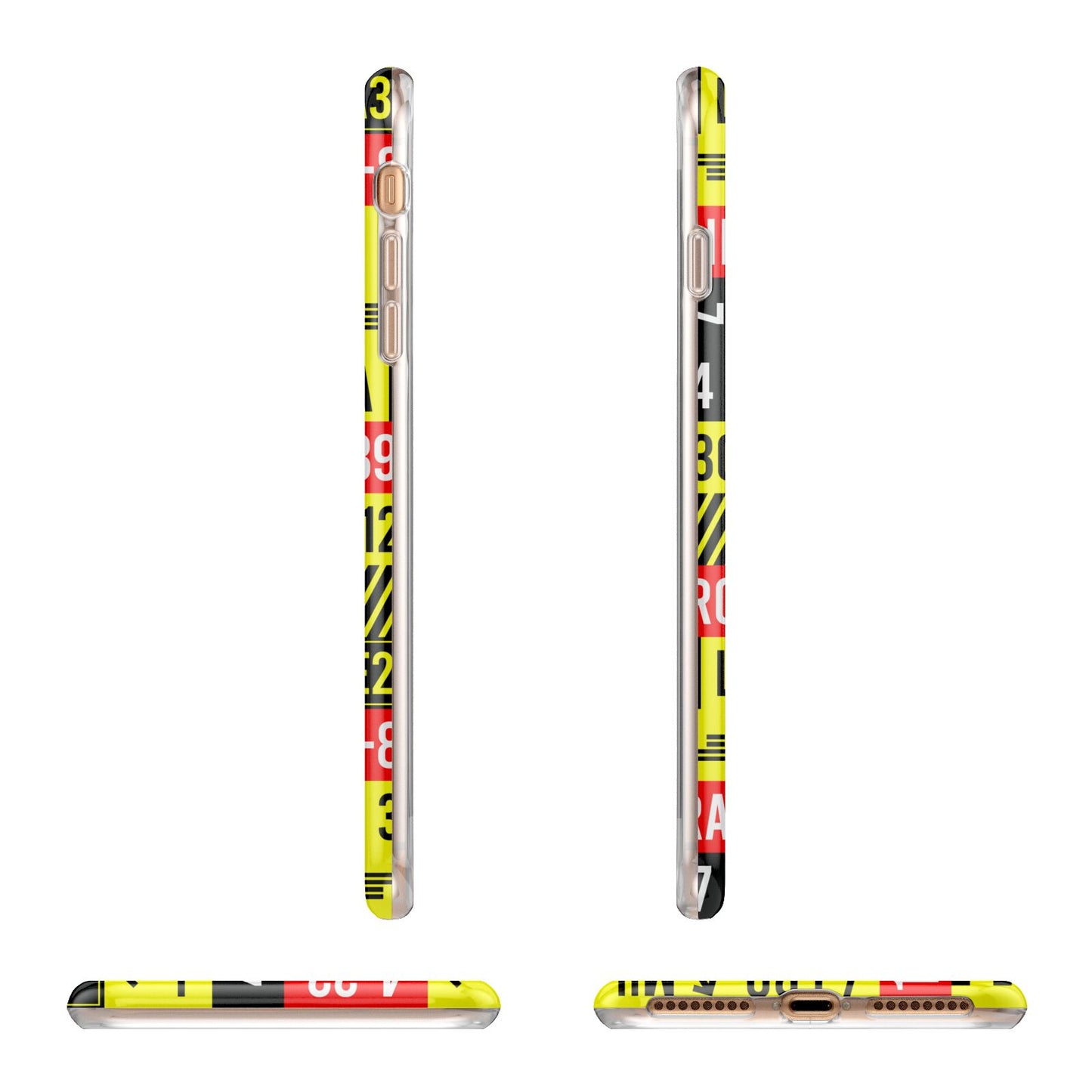 Runway Signs Apple iPhone 7 8 Plus 3D Wrap Tough Case Alternative Image Angles