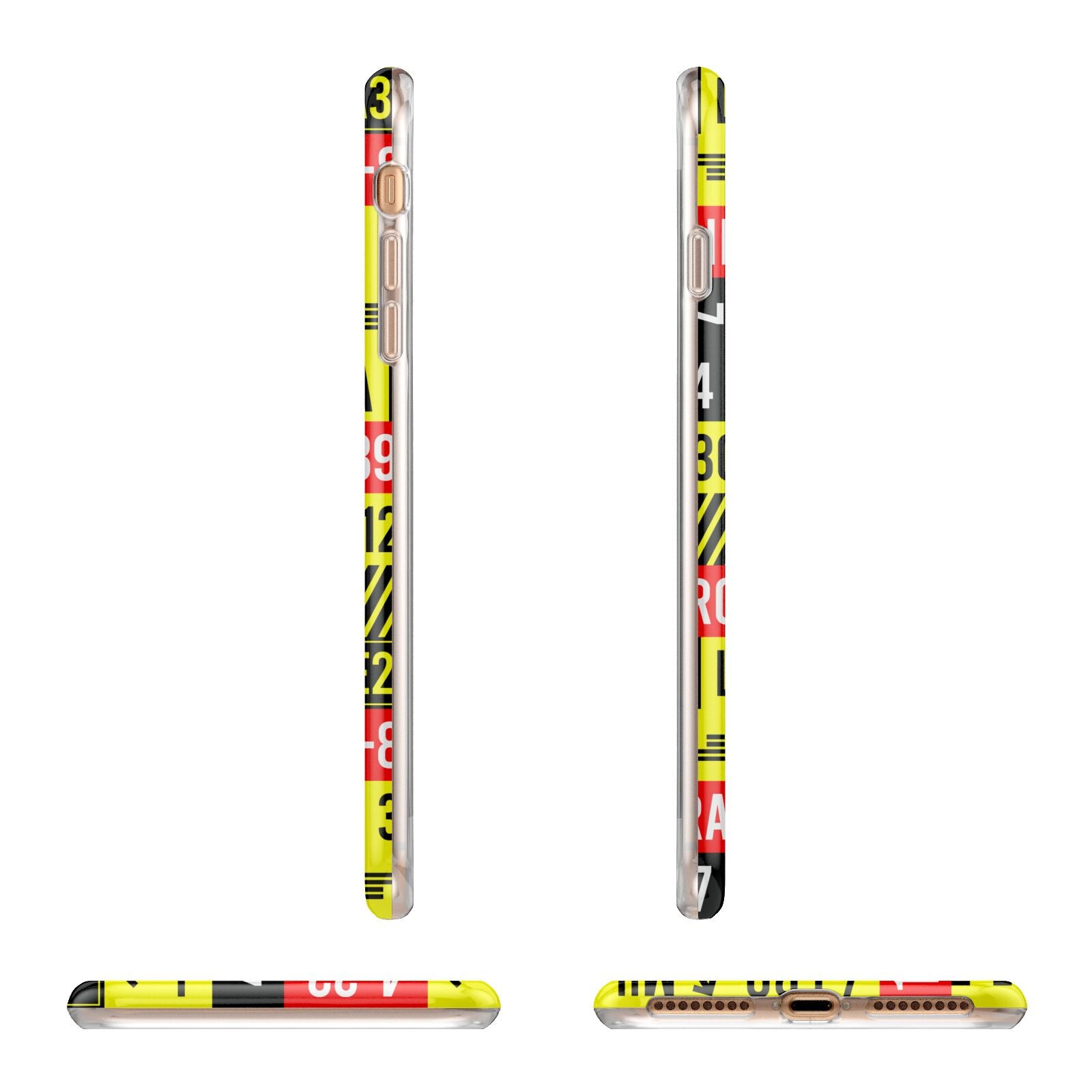 Runway Signs Apple iPhone 7 8 Plus 3D Wrap Tough Case Alternative Image Angles