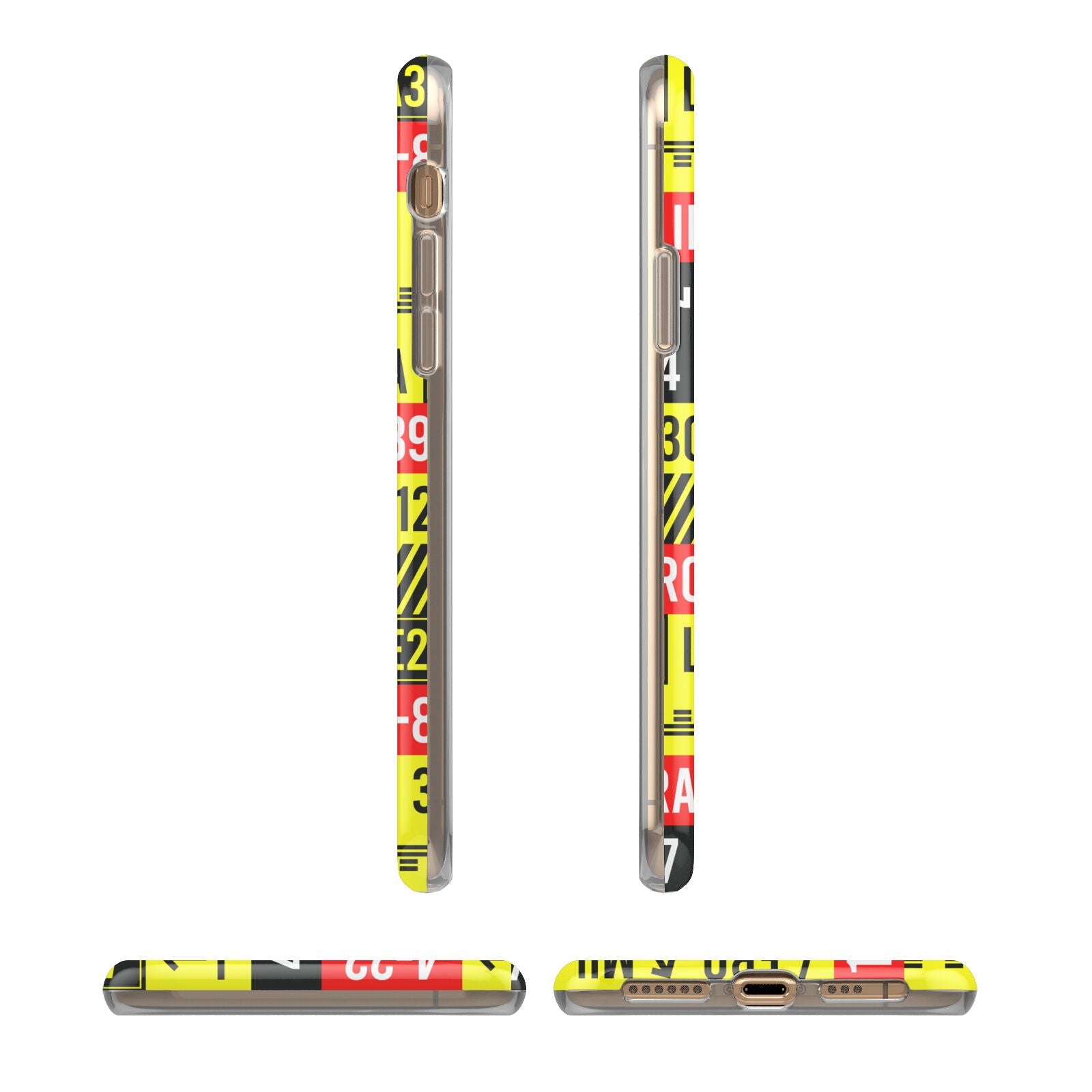 Runway Signs iPhone 11 3D Tough Case Angle Images