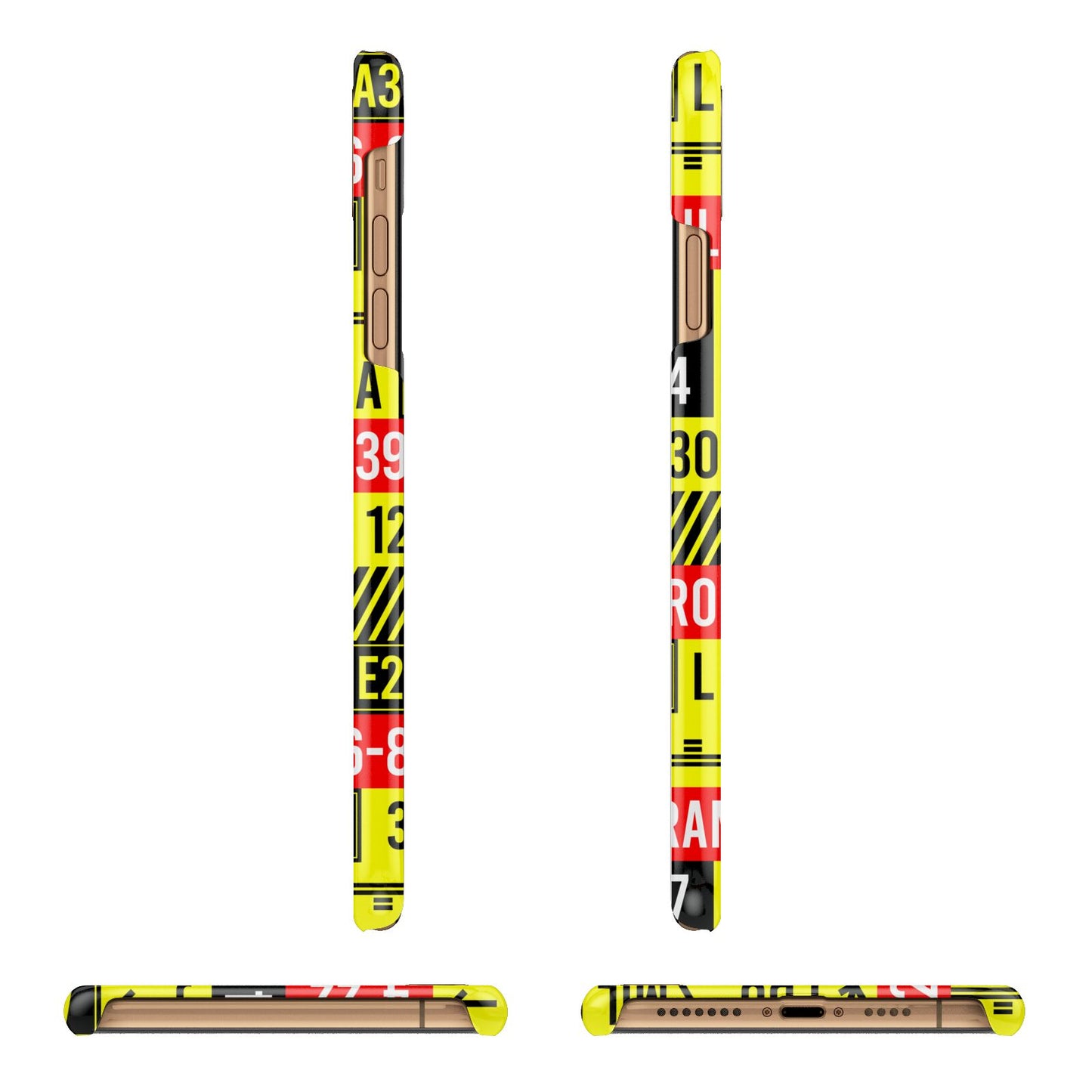 Runway Signs iPhone 11 Pro Max 3D Snap Case Angle Images