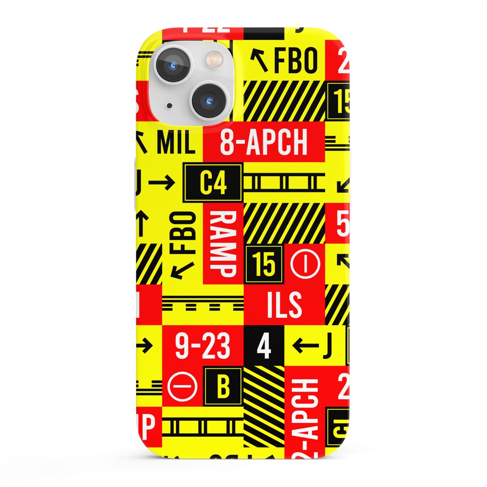 Runway Signs iPhone 13 Full Wrap 3D Snap Case