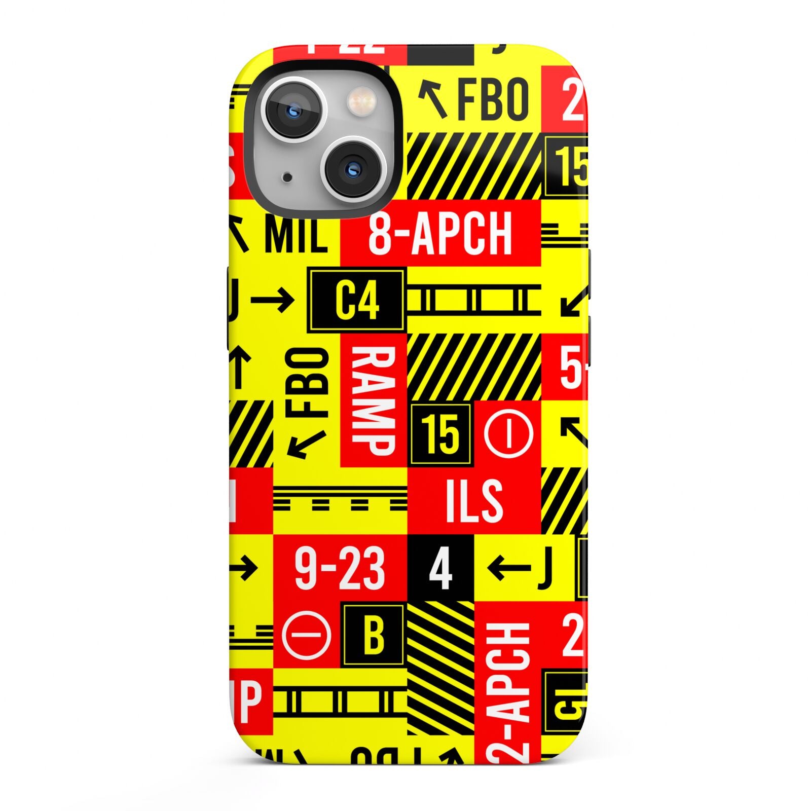 Runway Signs iPhone 13 Full Wrap 3D Tough Case