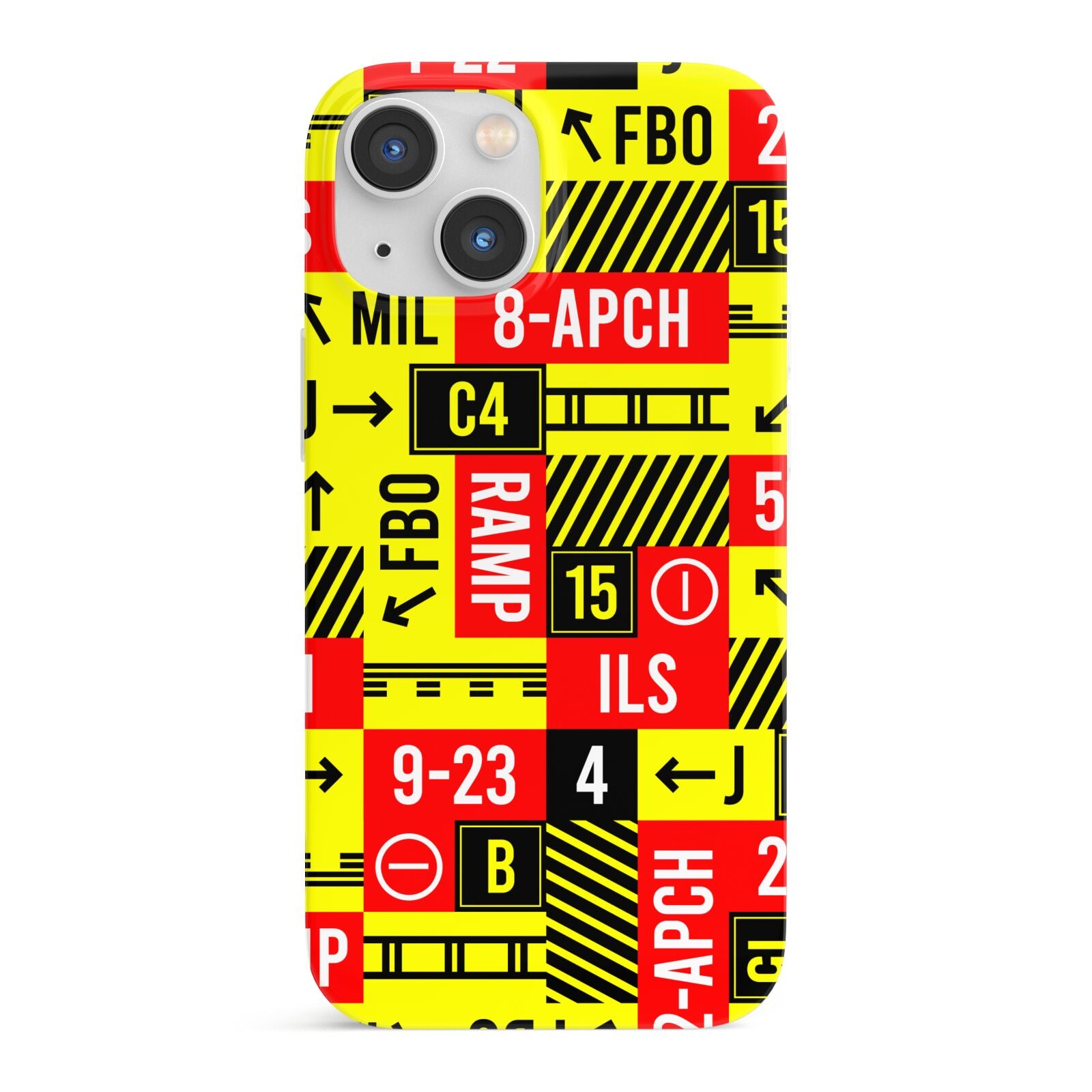 Runway Signs iPhone 13 Mini Full Wrap 3D Snap Case