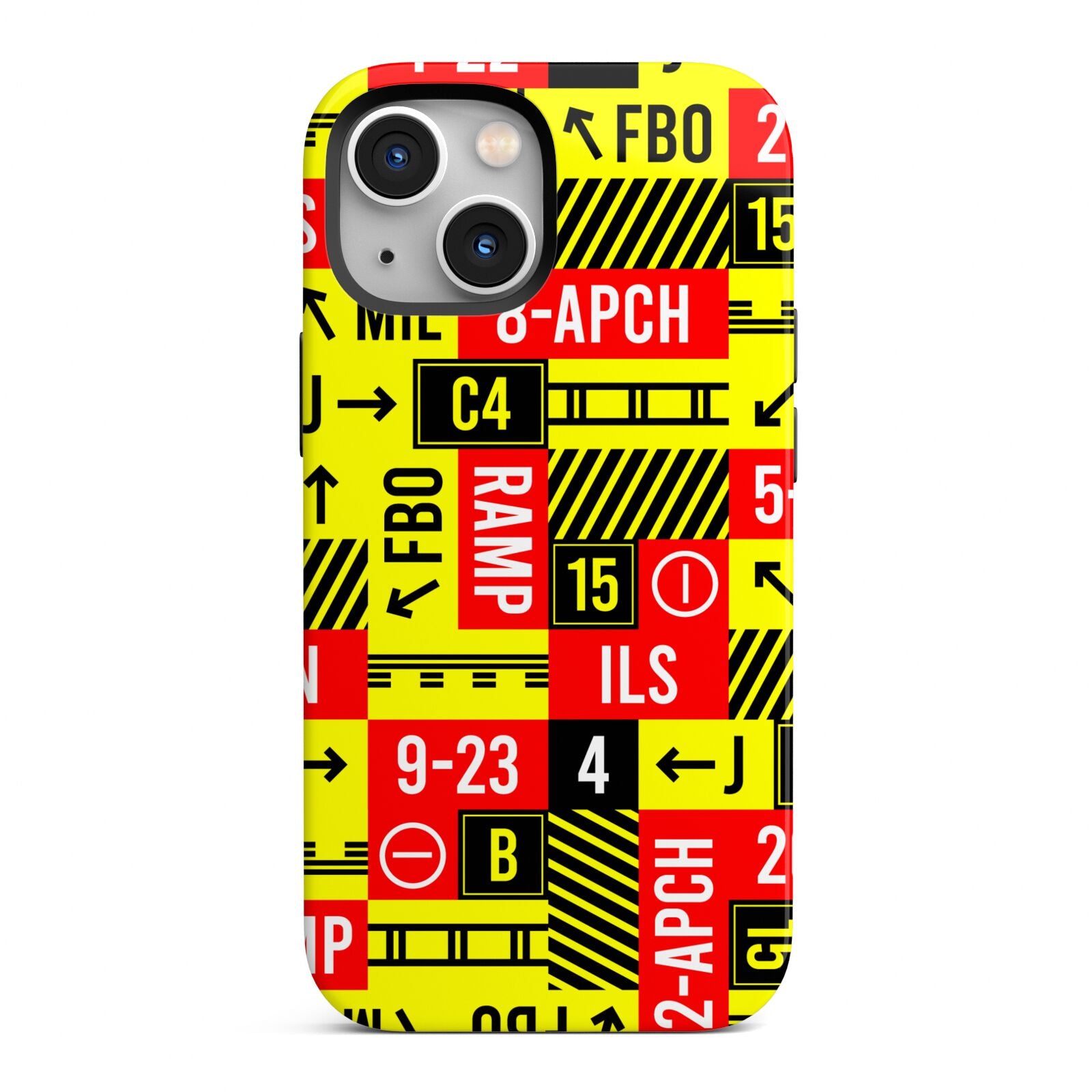Runway Signs iPhone 13 Mini Full Wrap 3D Tough Case
