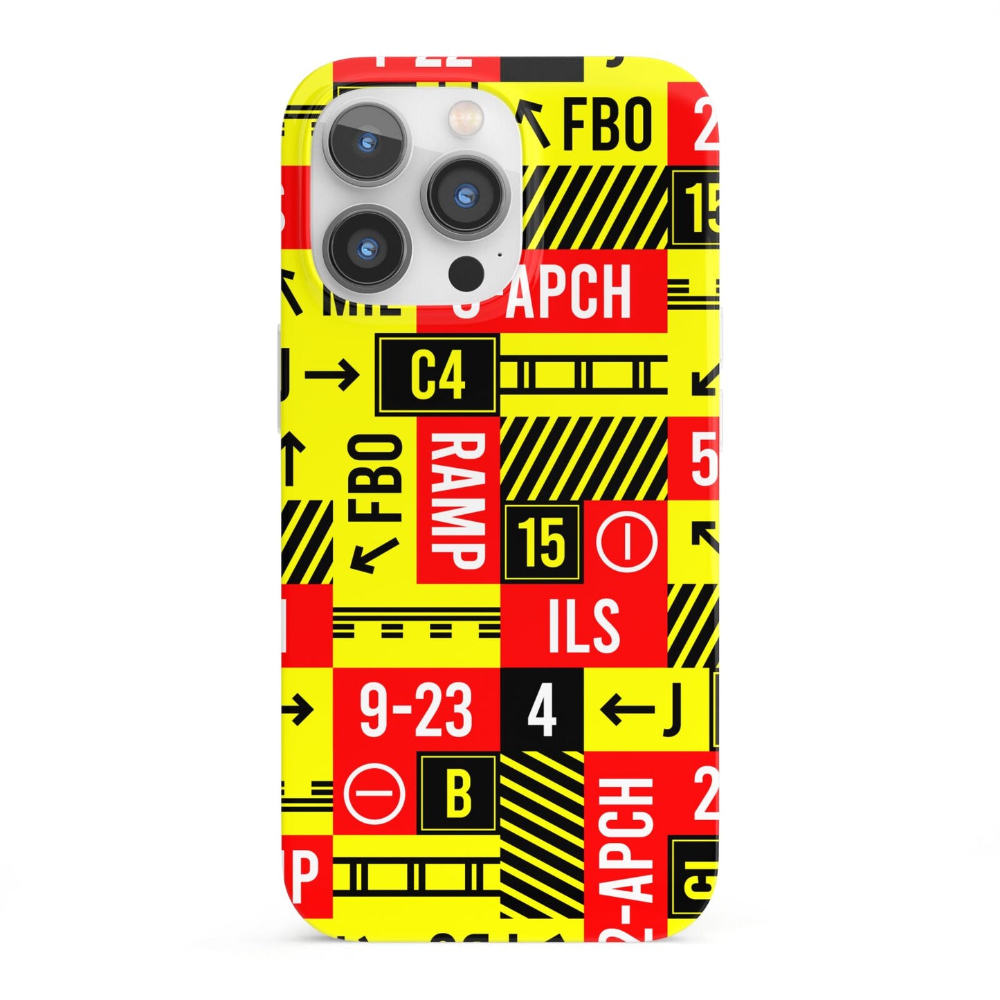Runway Signs iPhone 13 Pro Full Wrap 3D Snap Case