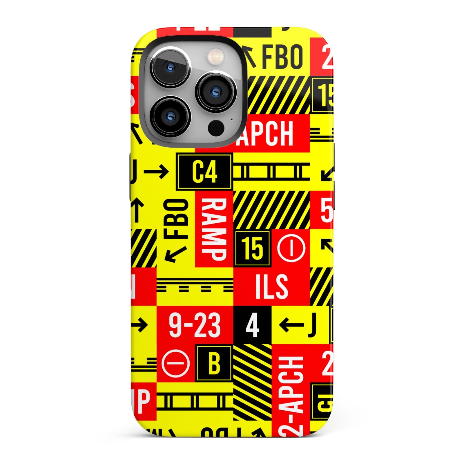 Runway Signs iPhone 13 Pro Full Wrap 3D Tough Case