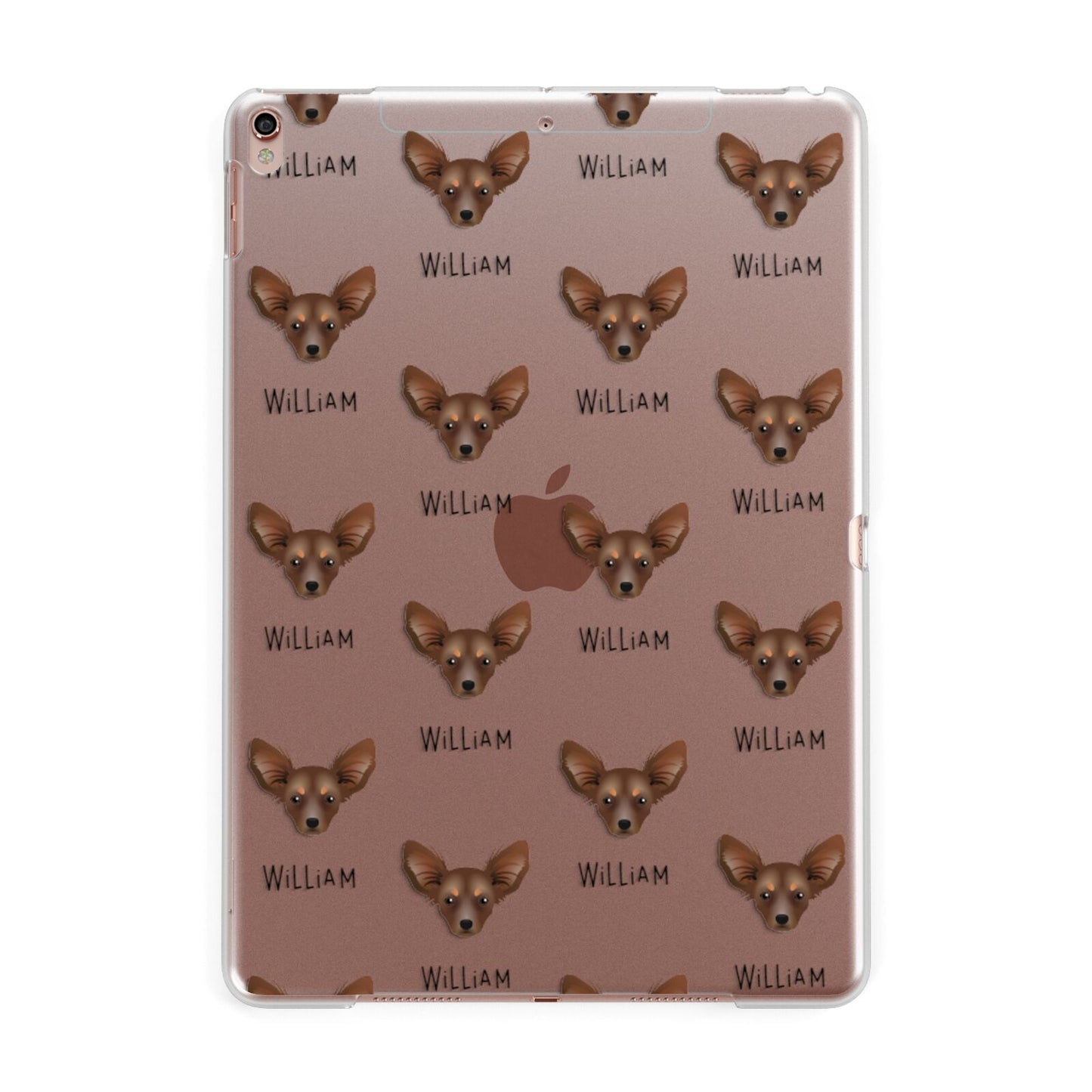 Russian Toy Icon with Name Apple iPad Rose Gold Case