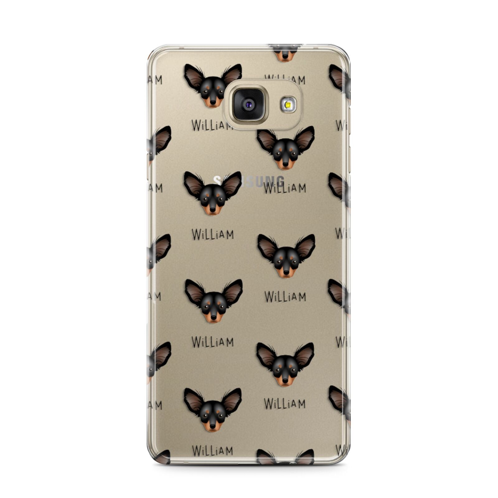 Russian Toy Icon with Name Samsung Galaxy A7 2016 Case on gold phone