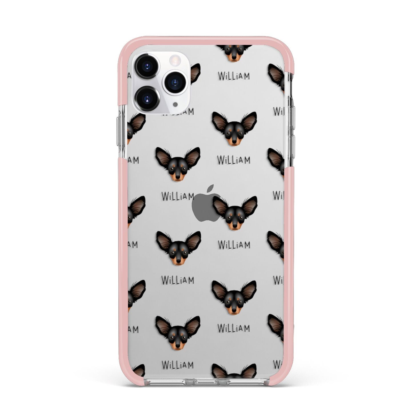 Russian Toy Icon with Name iPhone 11 Pro Max Impact Pink Edge Case