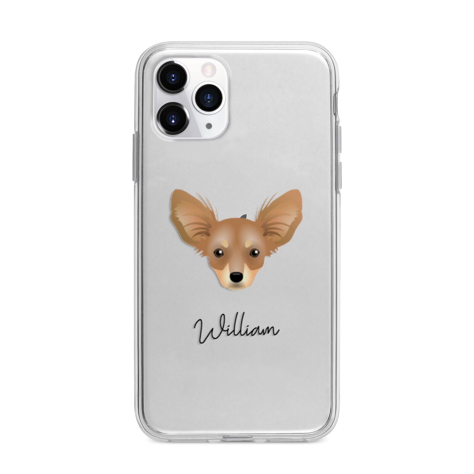 Russian Toy Personalised Apple iPhone 11 Pro in Silver with Bumper Case