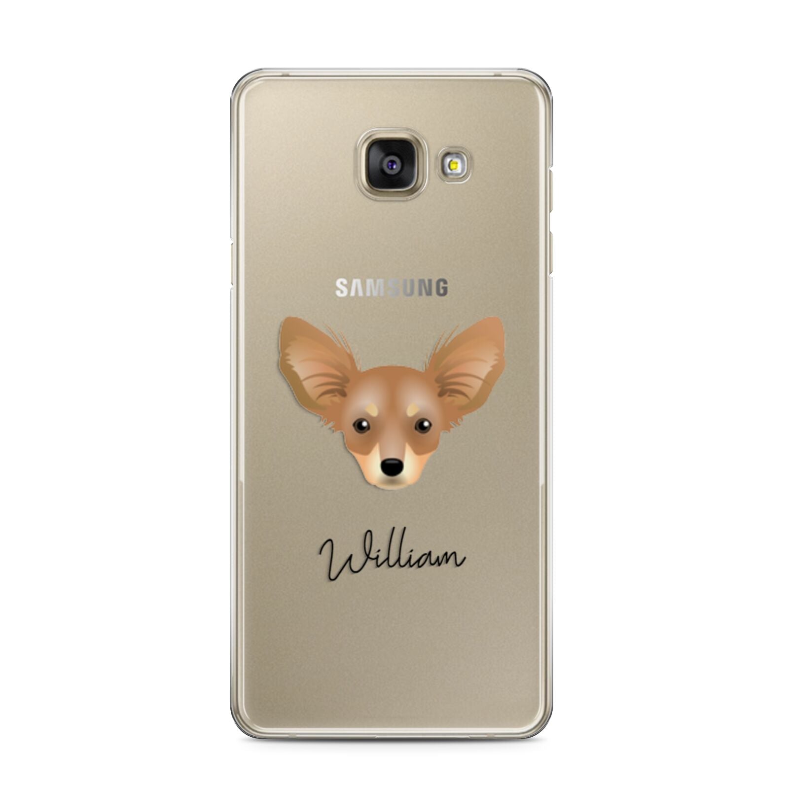 Russian Toy Personalised Samsung Galaxy A3 2016 Case on gold phone