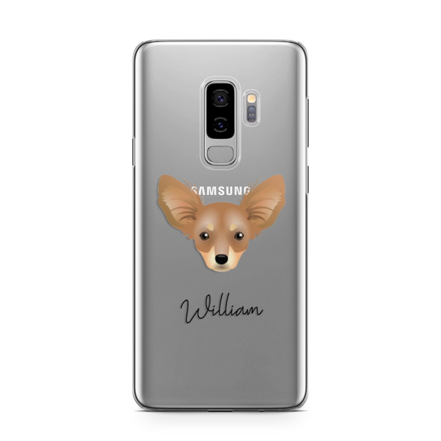 Russian Toy Personalised Samsung Galaxy S9 Plus Case on Silver phone