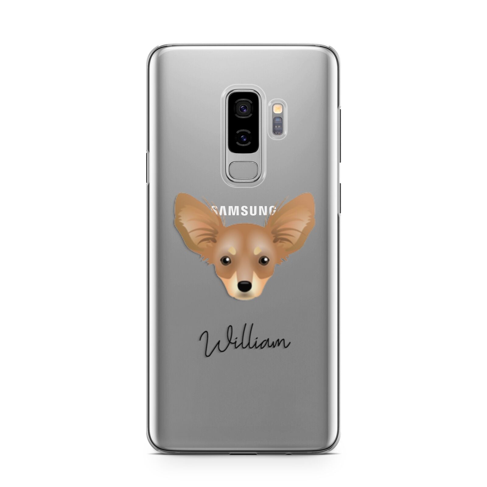 Russian Toy Personalised Samsung Galaxy S9 Plus Case on Silver phone