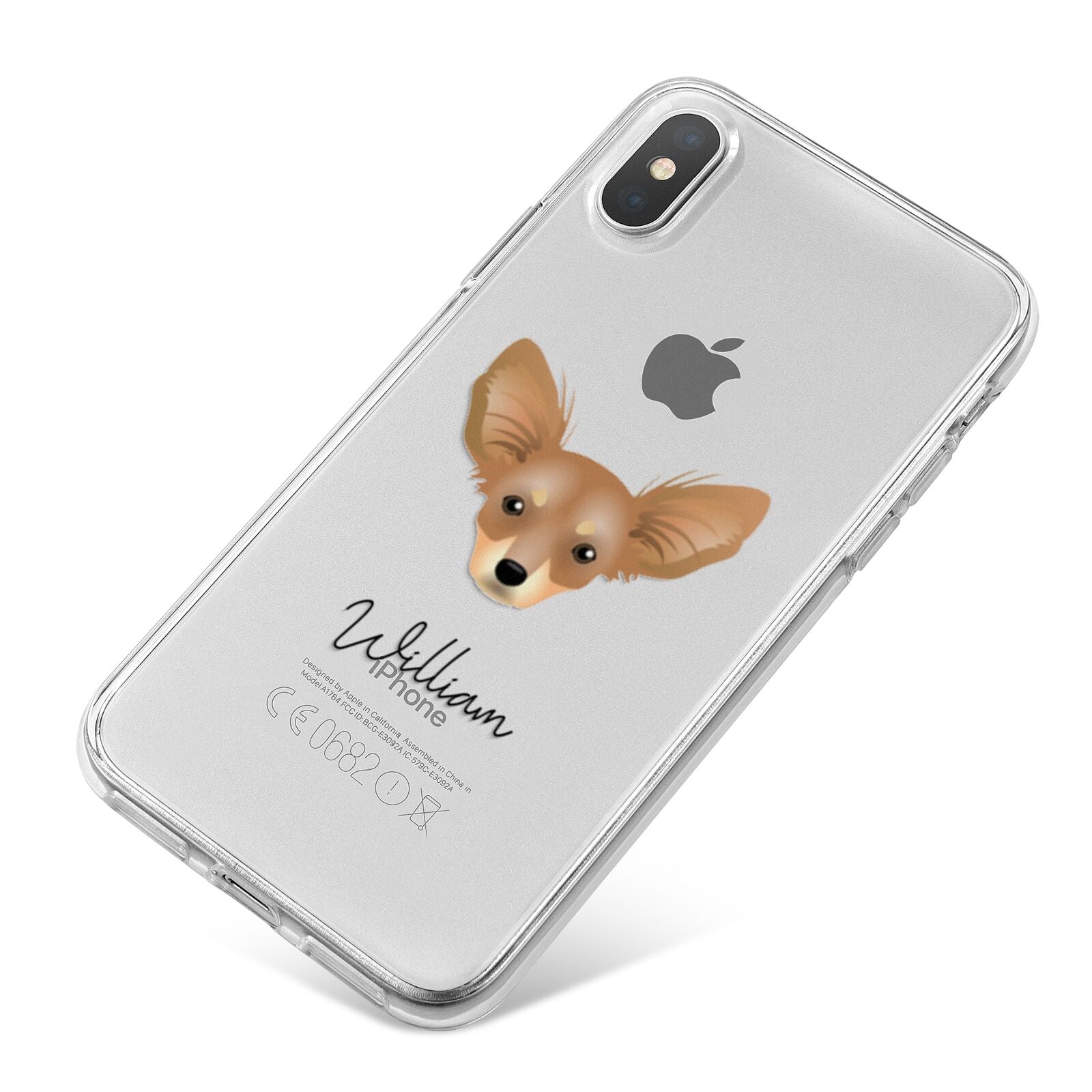 Russian Toy Personalised iPhone X Bumper Case on Silver iPhone