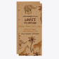 Safari Personalised Happy Birthday 4x9 Rectangle Invitation Kraft Front and Back Image