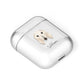 Saluki Personalised AirPods Case Laid Flat