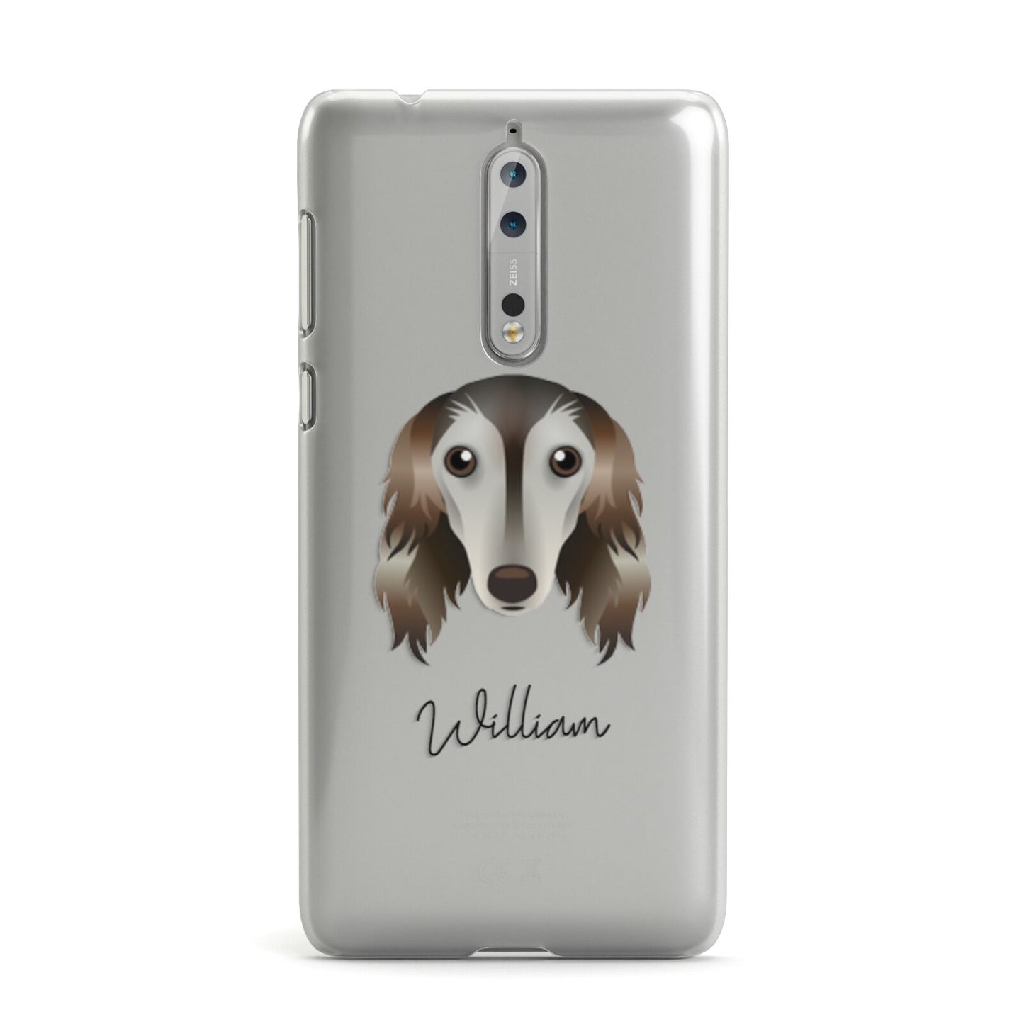 Saluki Personalised Nokia Case