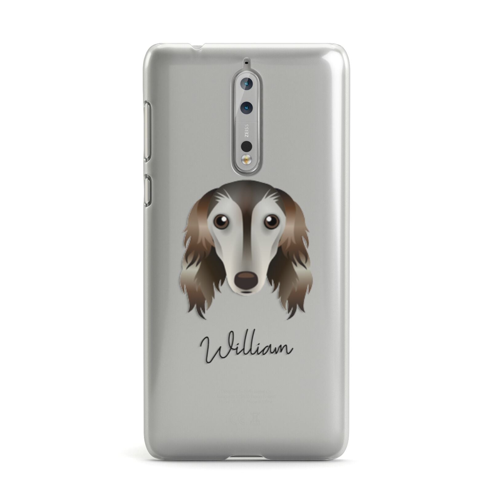 Saluki Personalised Nokia Case