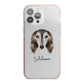 Saluki Personalised iPhone 13 Pro Max TPU Impact Case with Pink Edges