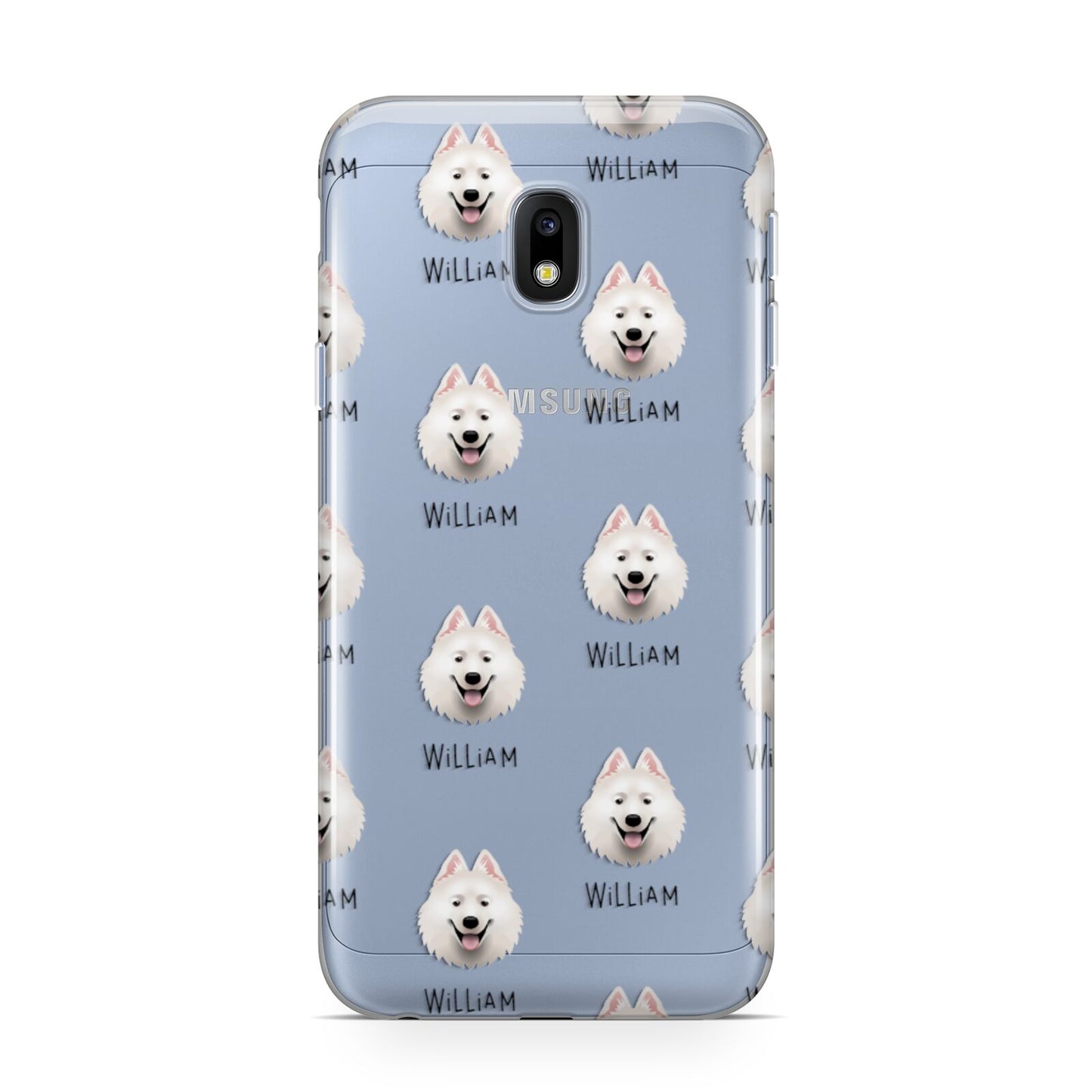 Samoyed Icon with Name Samsung Galaxy J3 2017 Case