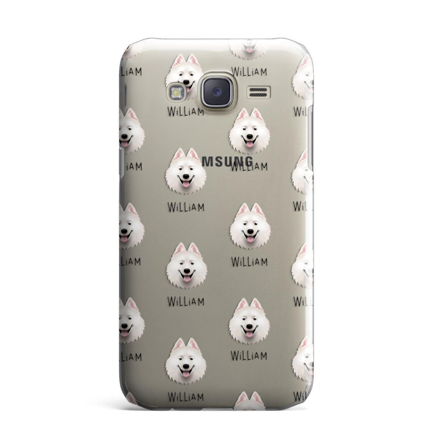 Samoyed Icon with Name Samsung Galaxy J7 Case