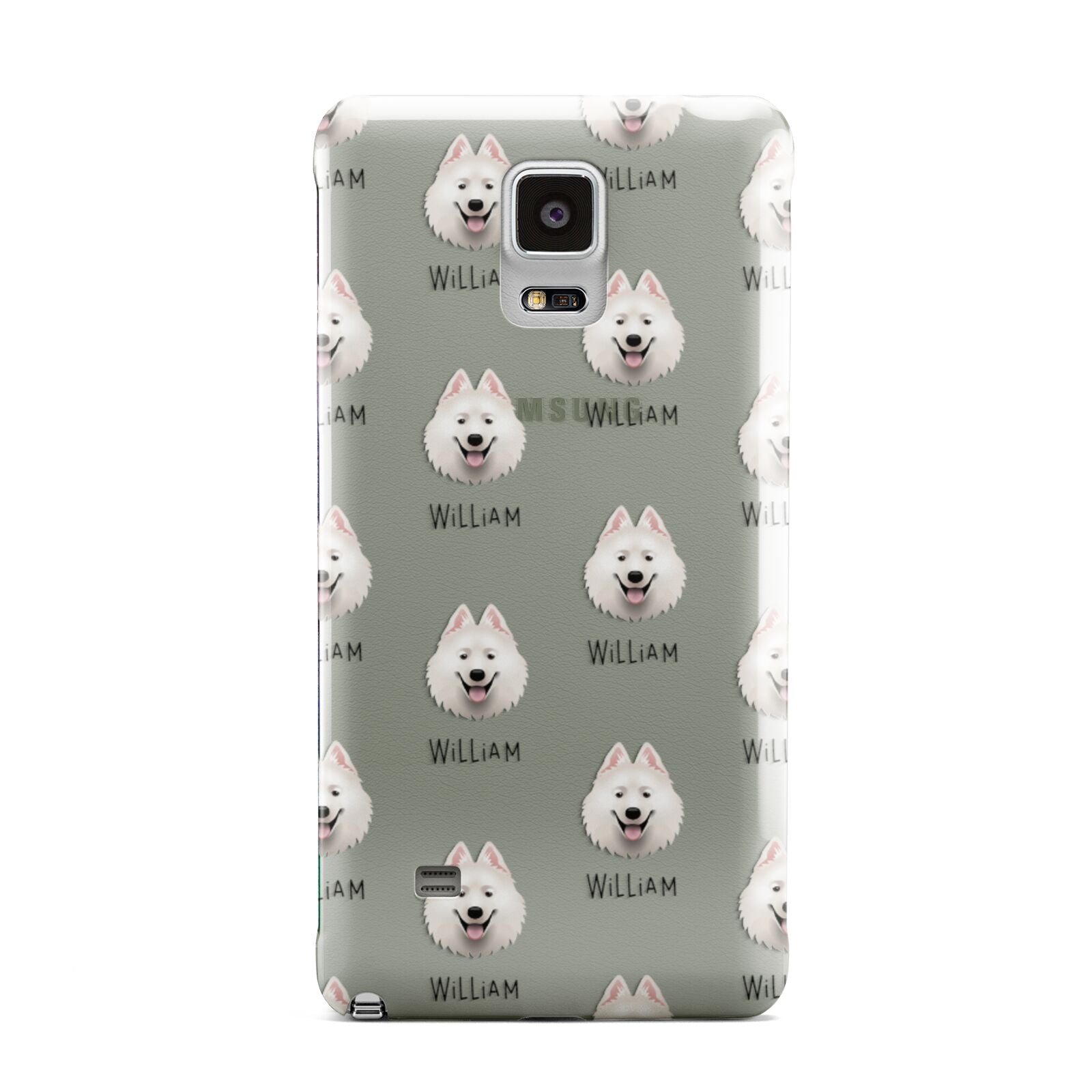 Samoyed Icon with Name Samsung Galaxy Note 4 Case