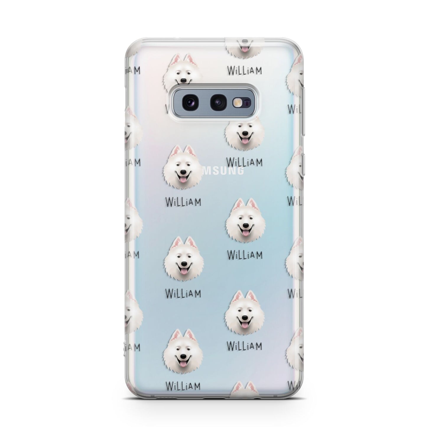 Samoyed Icon with Name Samsung Galaxy S10E Case