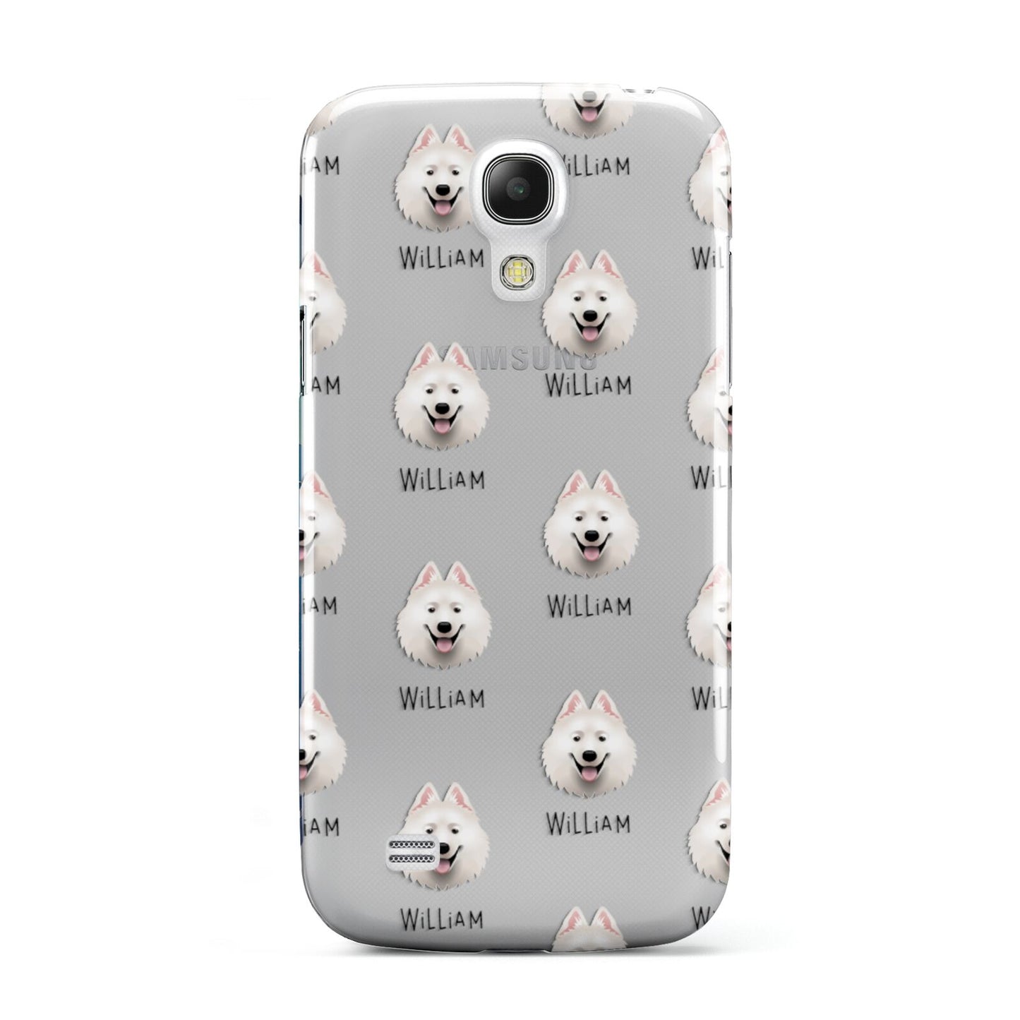 Samoyed Icon with Name Samsung Galaxy S4 Mini Case