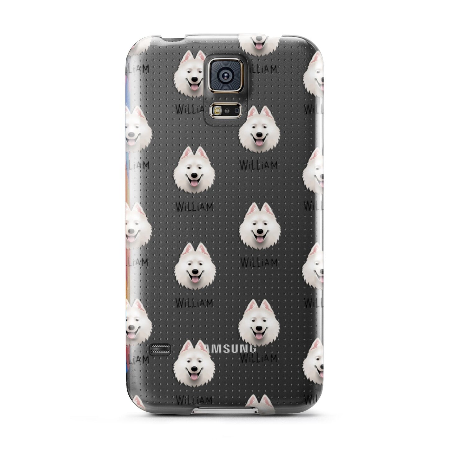 Samoyed Icon with Name Samsung Galaxy S5 Case