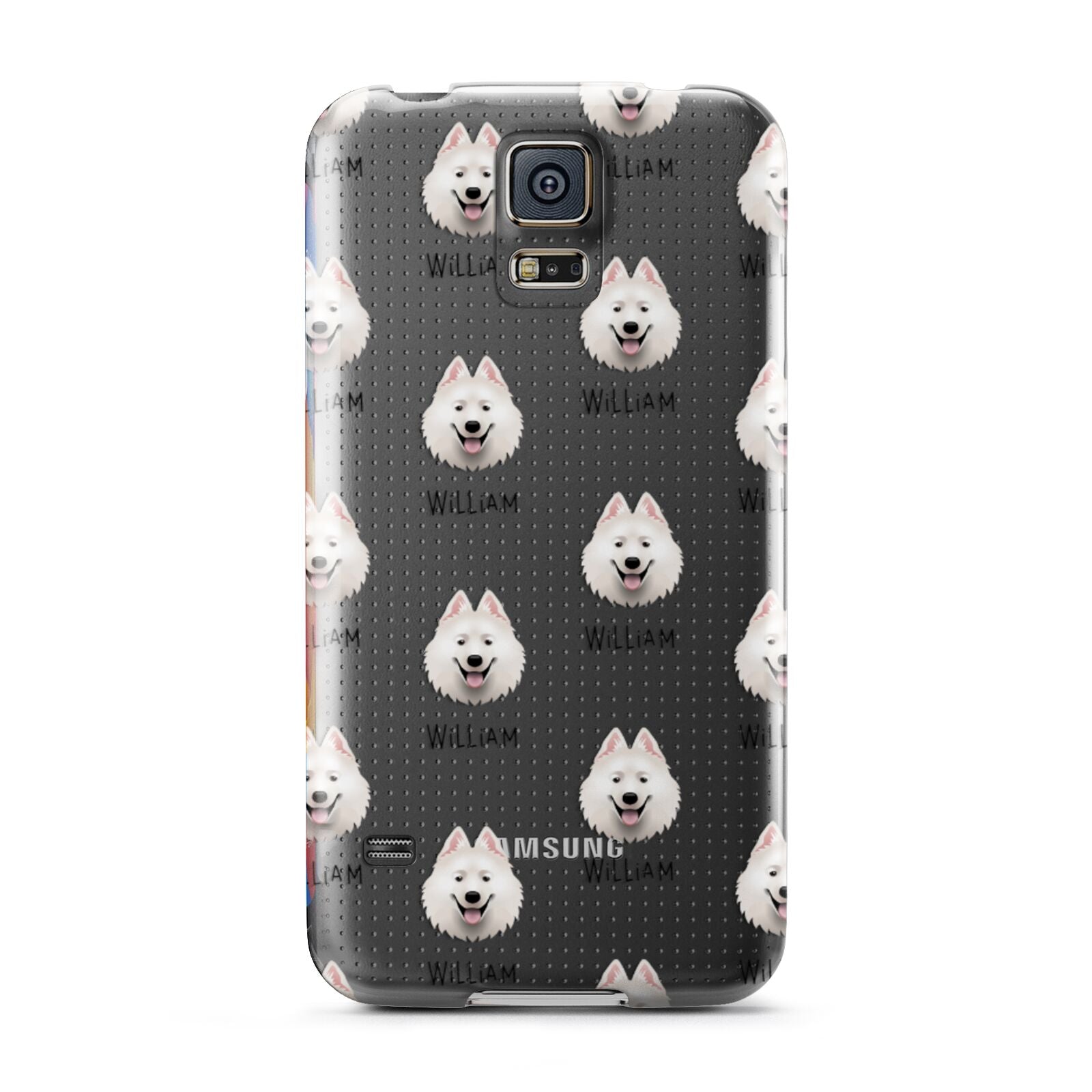 Samoyed Icon with Name Samsung Galaxy S5 Case