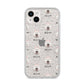 Samoyed Icon with Name iPhone 14 Plus Glitter Tough Case Starlight